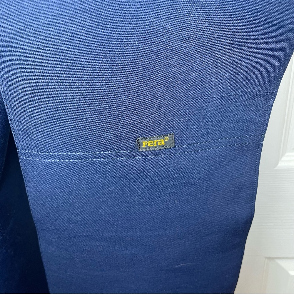 FERA Ski Snowboard Pant Wool Blend Stirrup Size 12R Navy Blue EUC Vintage - Picture 4 of 8